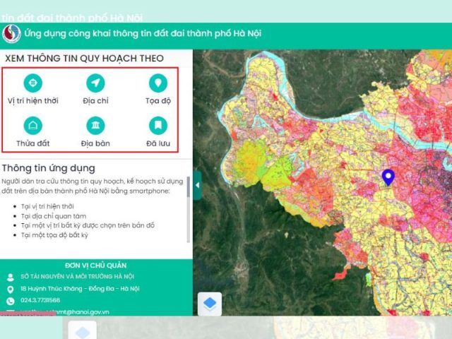 App Check Quy Hoạch Hà Nội